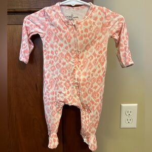 Caden Lane pink leopard zippy
